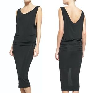 HELMUT LANG Faint Sleeveless Jersey Dress Black